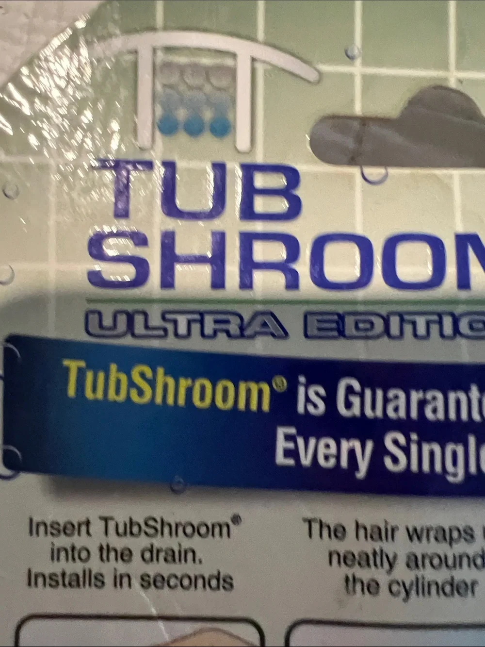 Tub Shroom Ultra Edition Stainless Steel Bathtub Hair Strainer - Silver